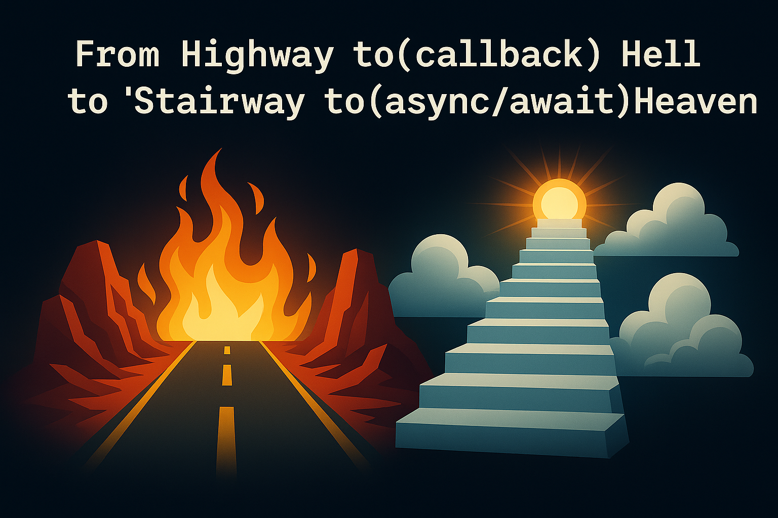From 'Highway to (callback) Hell' to 'Stairway to (async/await) Heaven'
